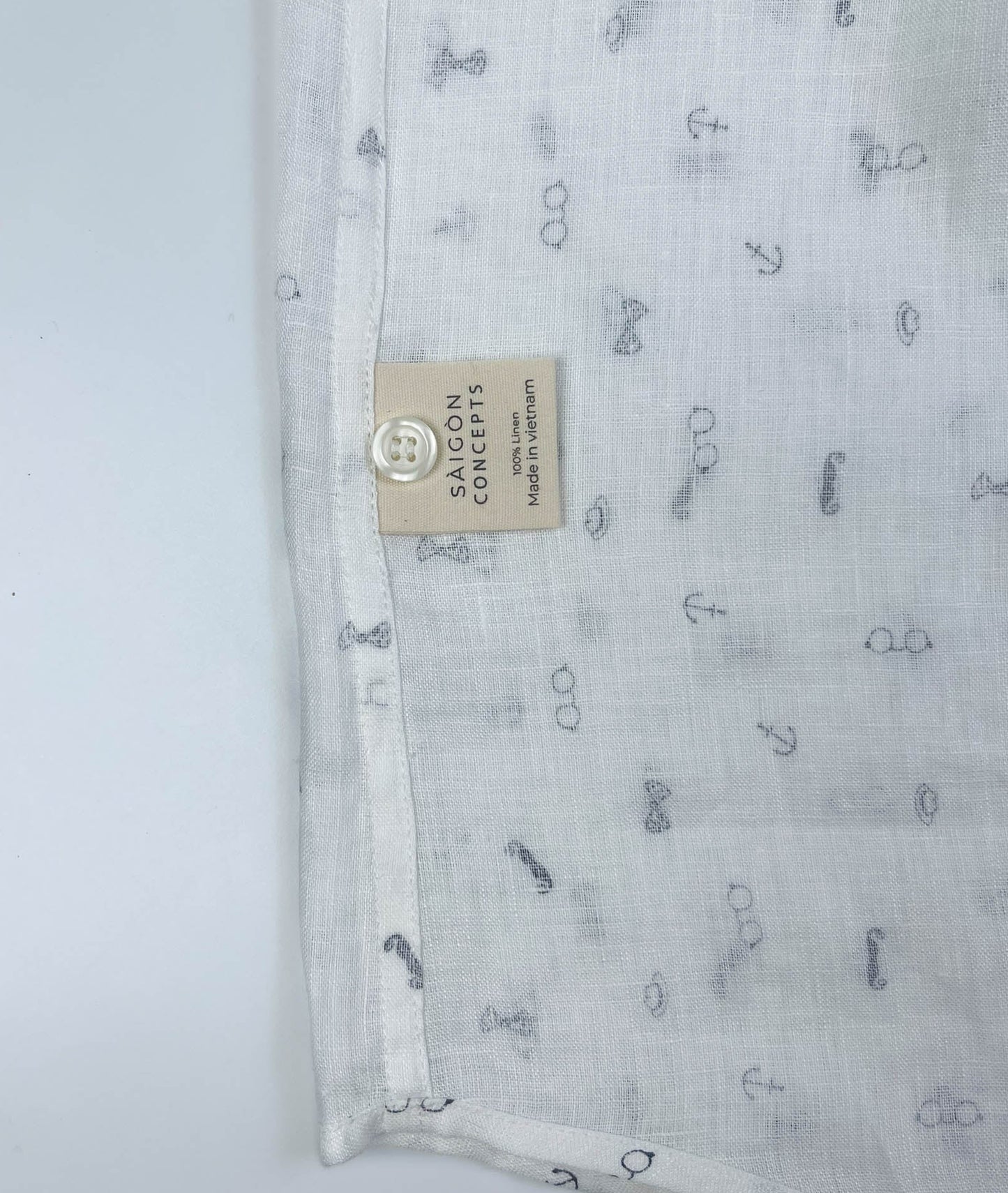 100% Linen Long Sleeve Shirt - Gentlemen Club