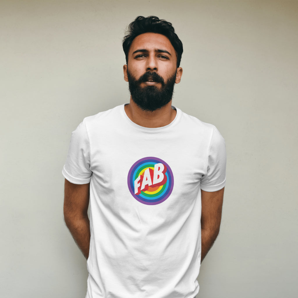 Mister Edwards: Fab Purple | Cotton T-Shirt | Pop-art Print on Demand