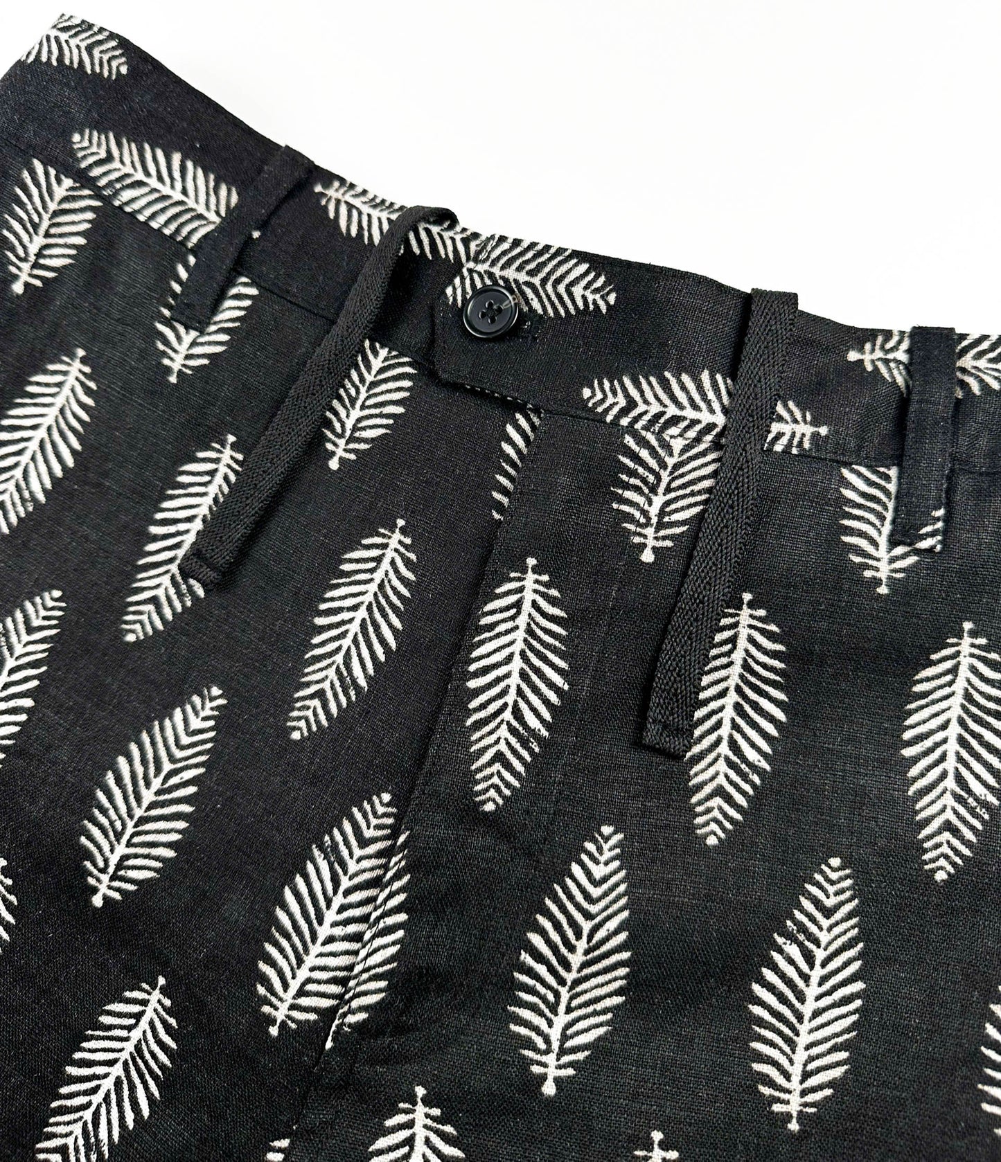 100% Linen Riviera Short - Silver Fern