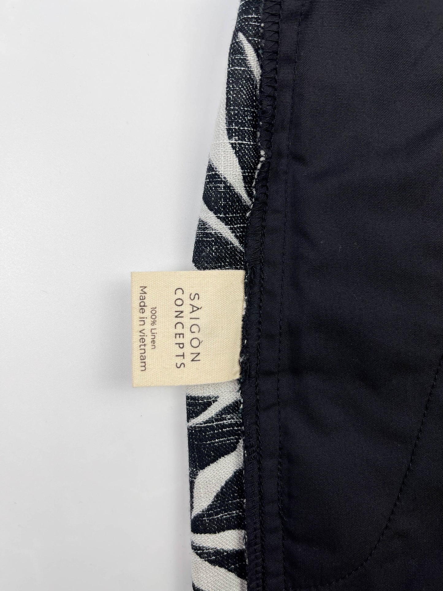 Linen/Cotton Dress Shorts - Zebra Stripes