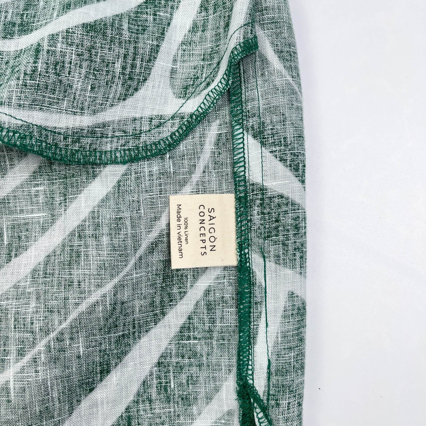 Jungle Rhythm - 100% Linen Maxi Shirt Dress