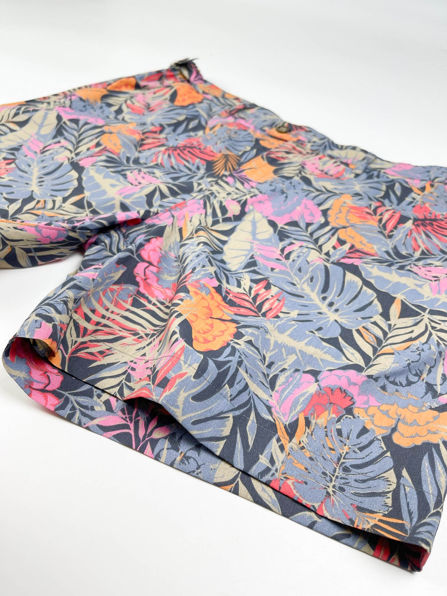 100% Cotton Cabana Short - Tropical Blaze