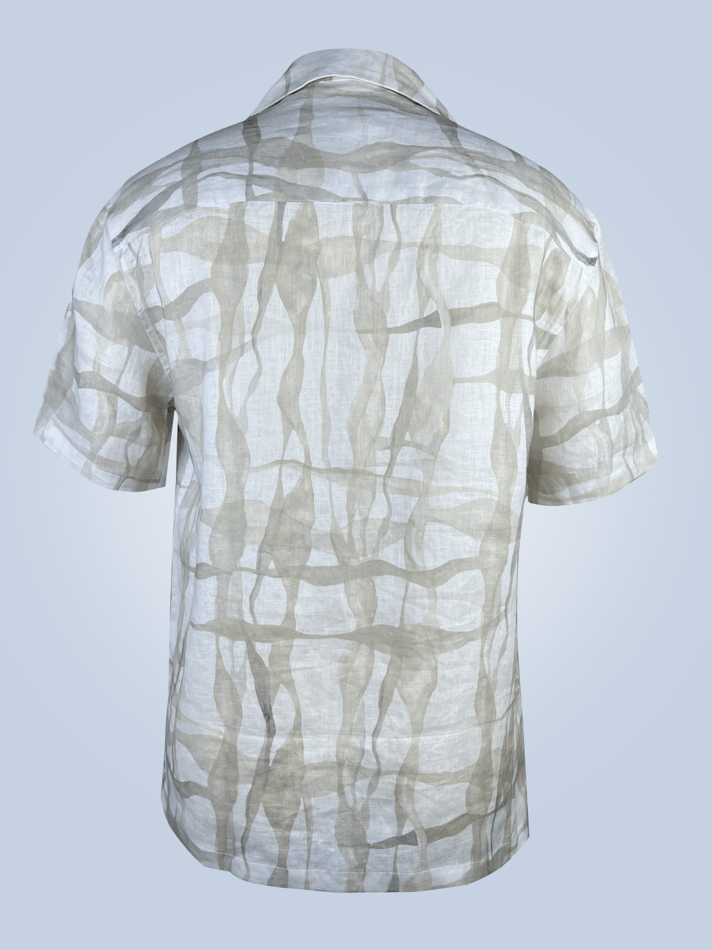 Watermarks - Hawaii style linen shirt