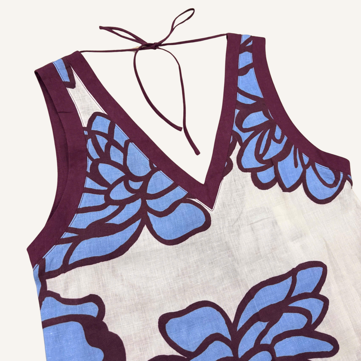 Blue Dahlia - Linen Vesper Maxi Dress