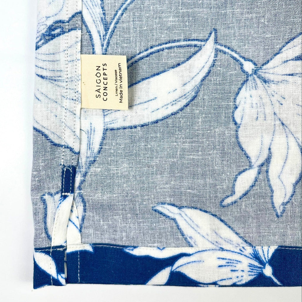 Azure Lily - Linen-Viscose Hawaiian Shirt
