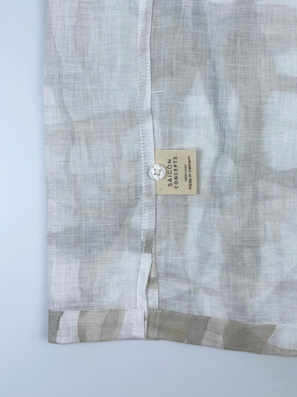 Watermarks - 100% Linen Hawaiian Shirt