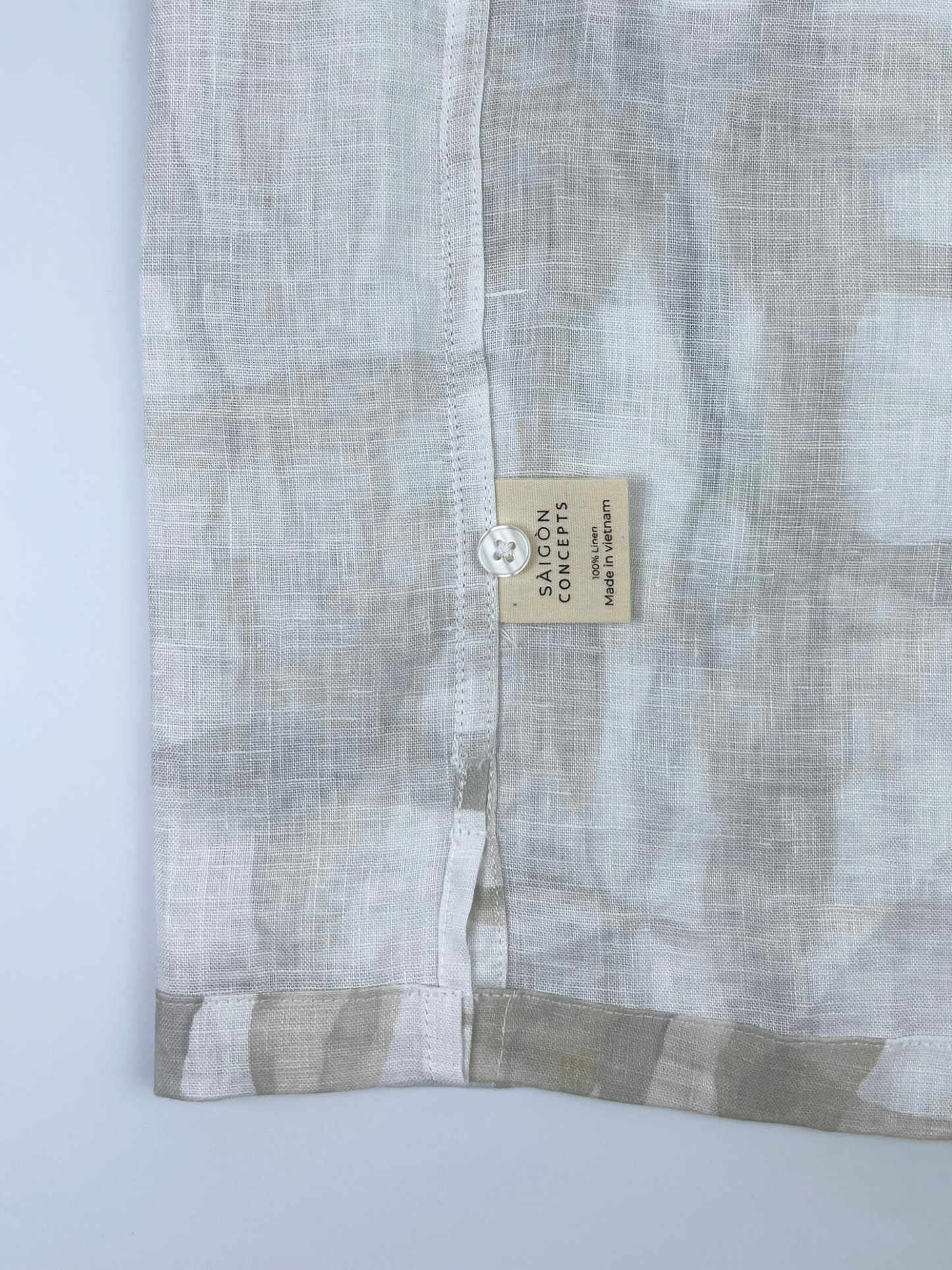 Watermarks - Hawaii style linen shirt