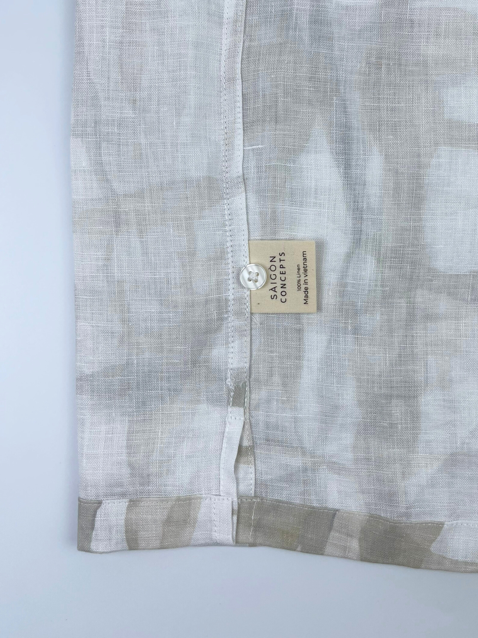 Watermarks - 100% Linen Hawaiian Shirt