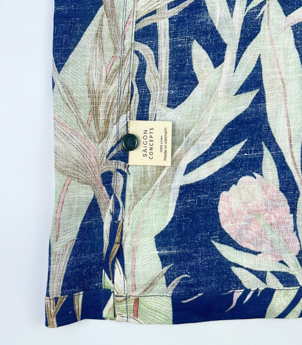 Tropic - 100% Linen Hawaiian Shirt