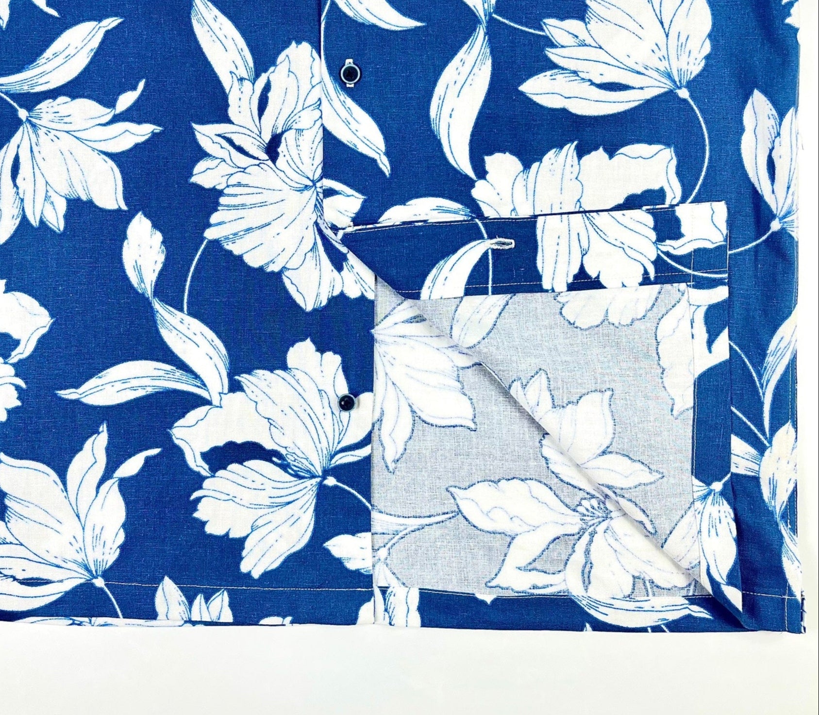 Azure Lily - Linen-Viscose Hawaiian Shirt