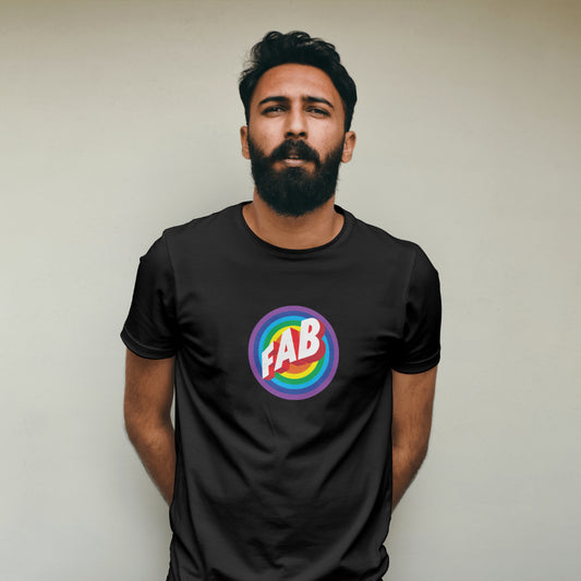 Mister Edwards: Fab Purple | Cotton T-Shirt | Pop-art Print on Demand