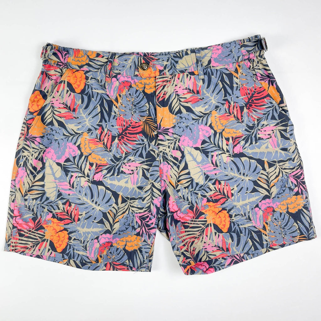 Tropical Blaze - 100% Cotton Cabana Shorts