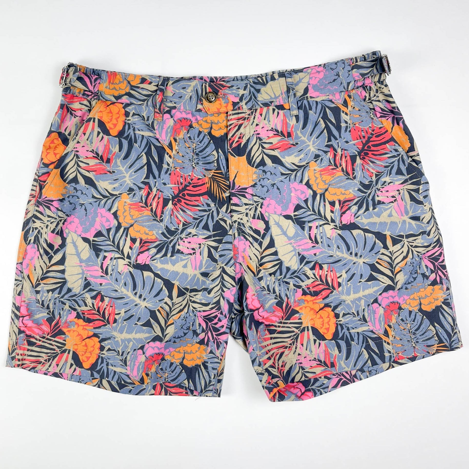 Tropical Blaze - 100% Cotton Cabana Shorts