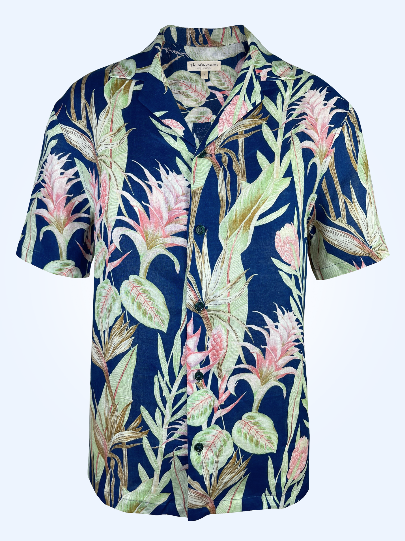 Tropic - 100% Linen Hawaiian Shirt