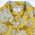 Golden Chrysanthemum - Linen-Cotton Hawaiian Shirt