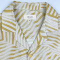 Golden Ripples - 100% Linen Hawaiian Shirt