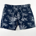 Midnight Botanica - 100% Linen Cabana Shorts