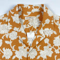 Rusty Orange - Linen-Cotton Hawaiian Shirt