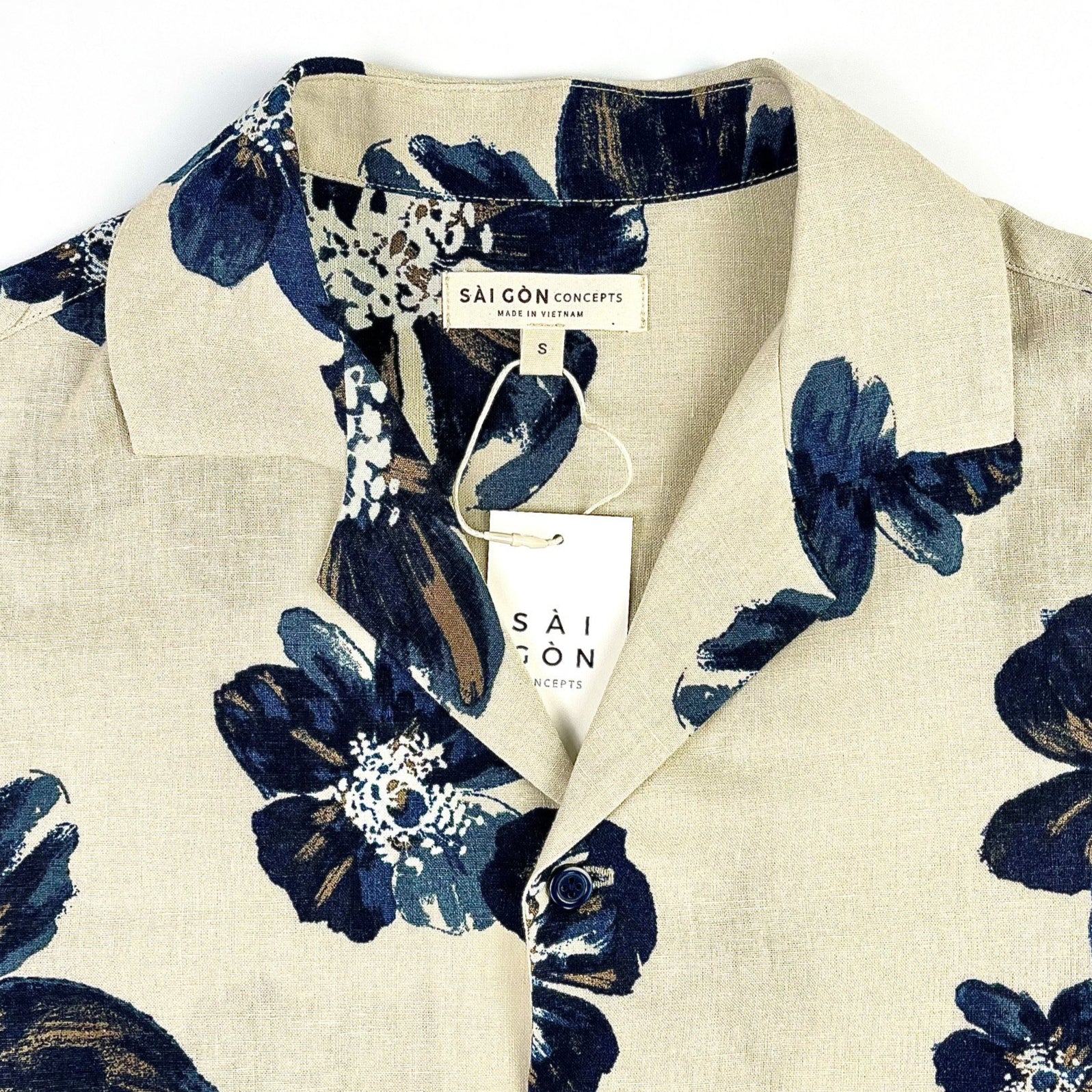 Anemone Dawn - Linen-Viscose Hawaiian Shirt