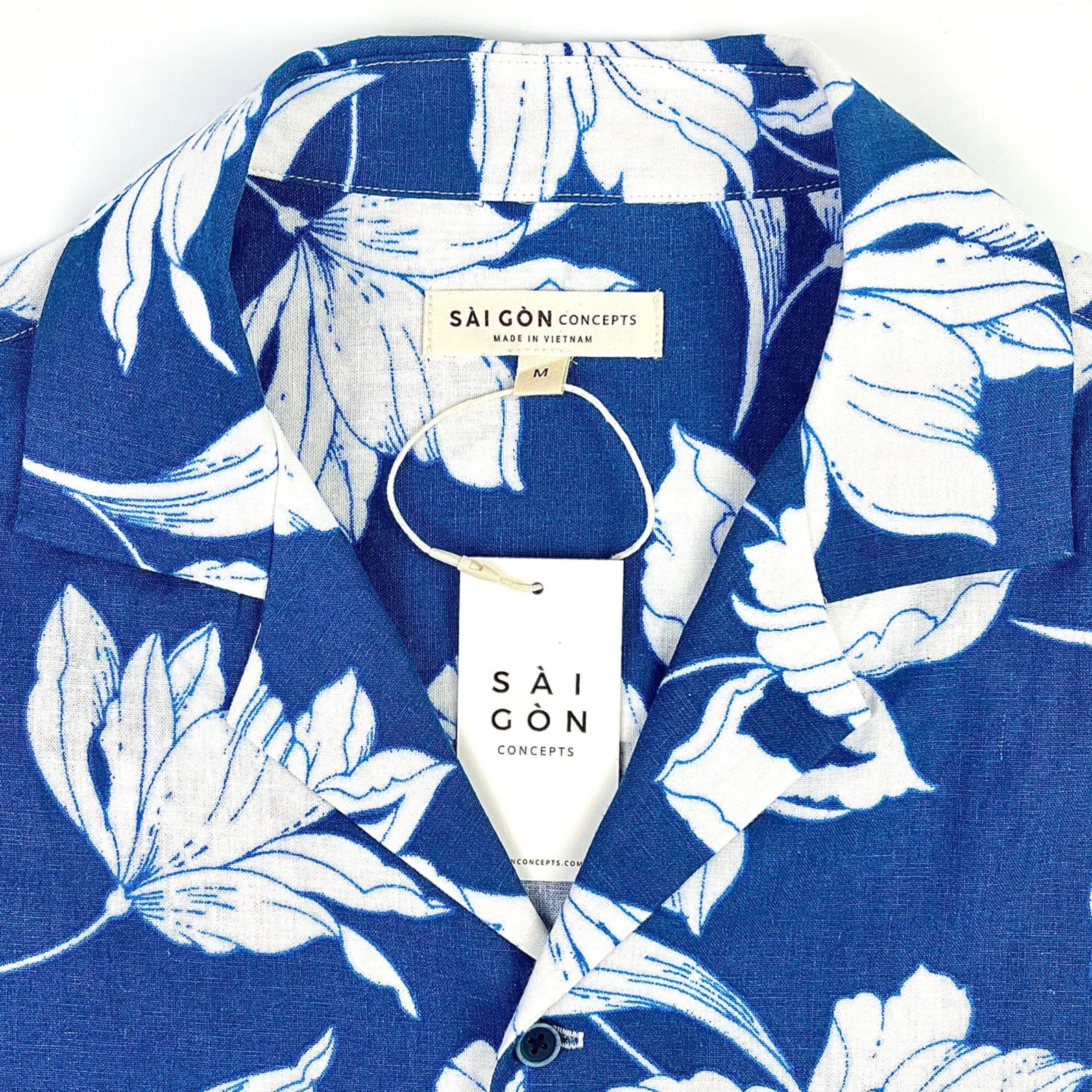 Azure Lily - Linen-Viscose Hawaiian Shirt
