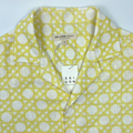 Yellow Rattan Weave - Linen Hawaiian Shirt
