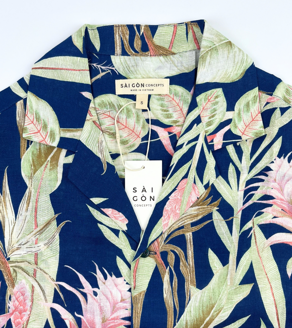 Tropic - 100% Linen Hawaiian Shirt