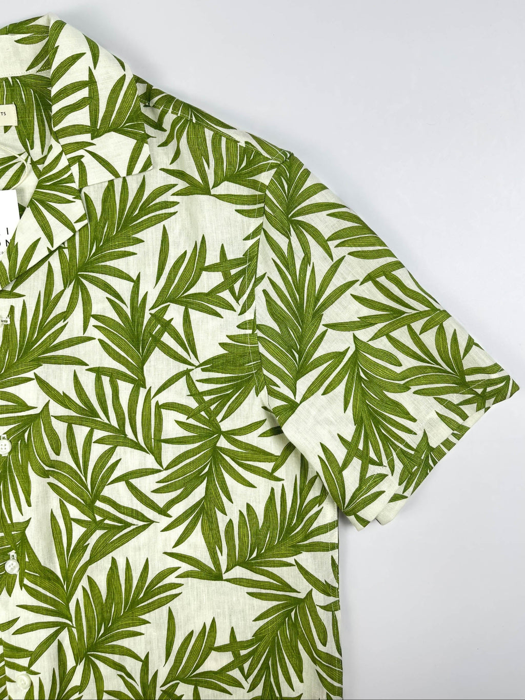 Palm Garden - 100% Linen Hawaiian Shirt