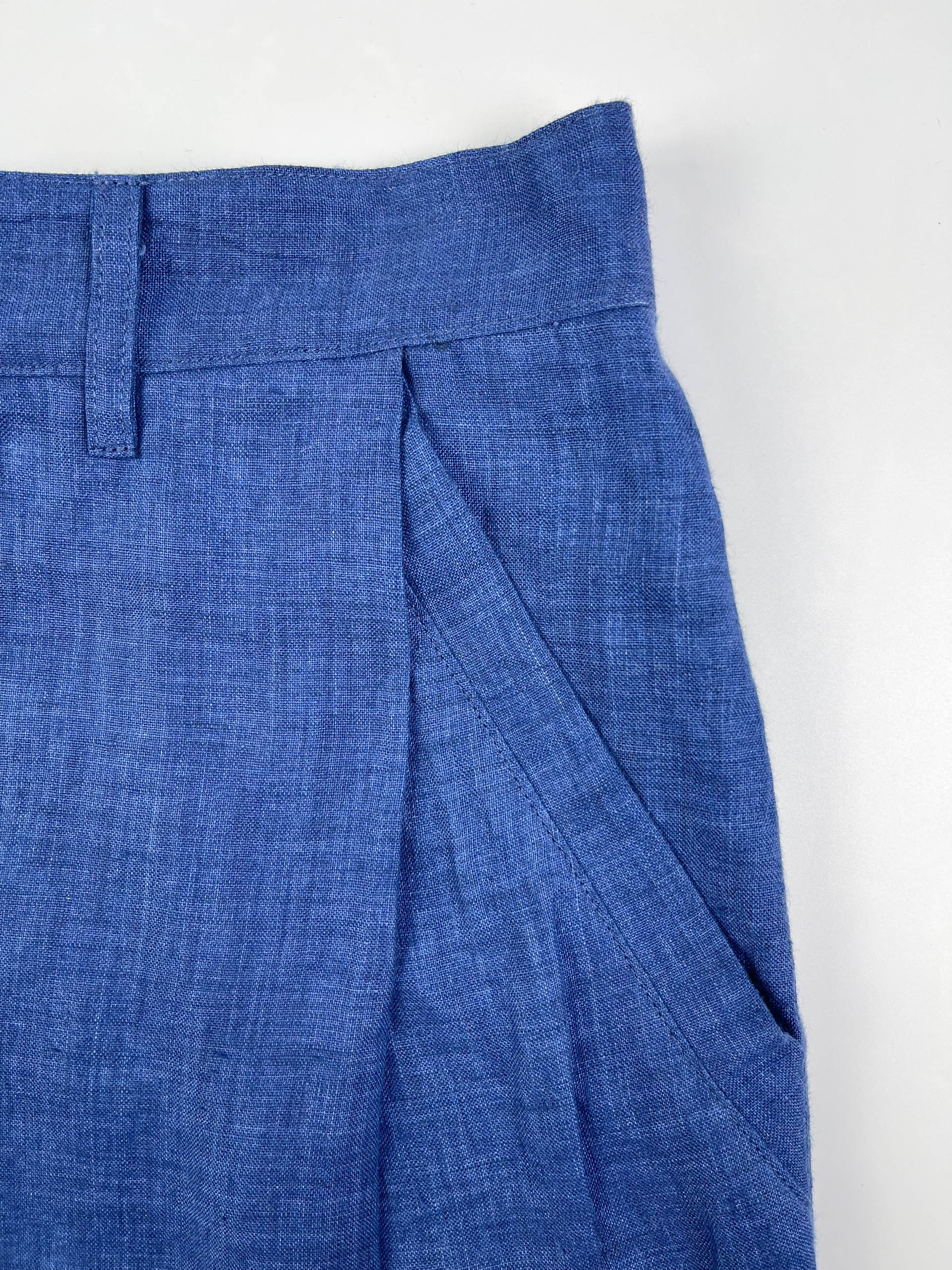 Mid-Blue - Coastal Pants - 100% Linen