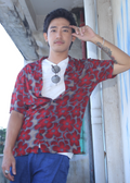 Scarlet Poppy - Linen-Cotton Hawaiian Shirt