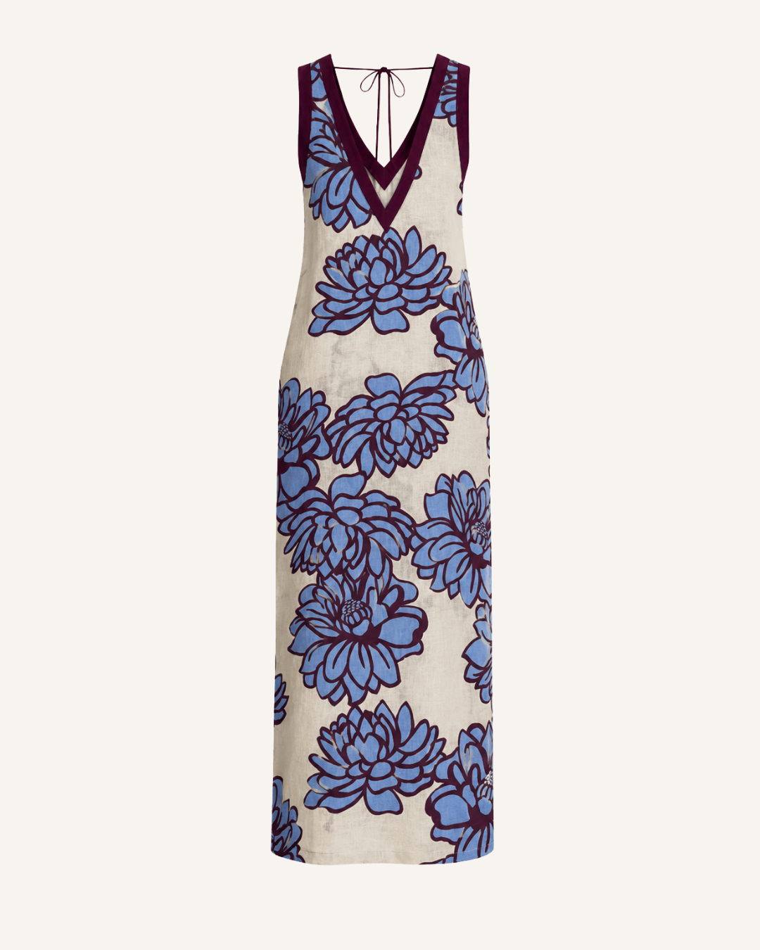 Vesper Maxi Contrast-Blue Dahlia