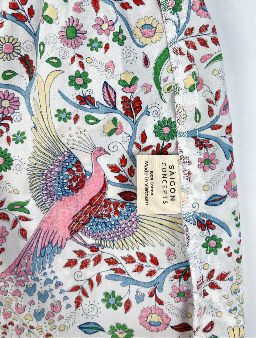 Peacock Garden Lounge Pyjama Shorts - 100% Cotton