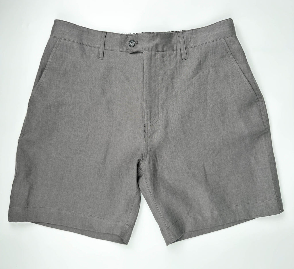 Choco - 100% Linen Riviera Shorts