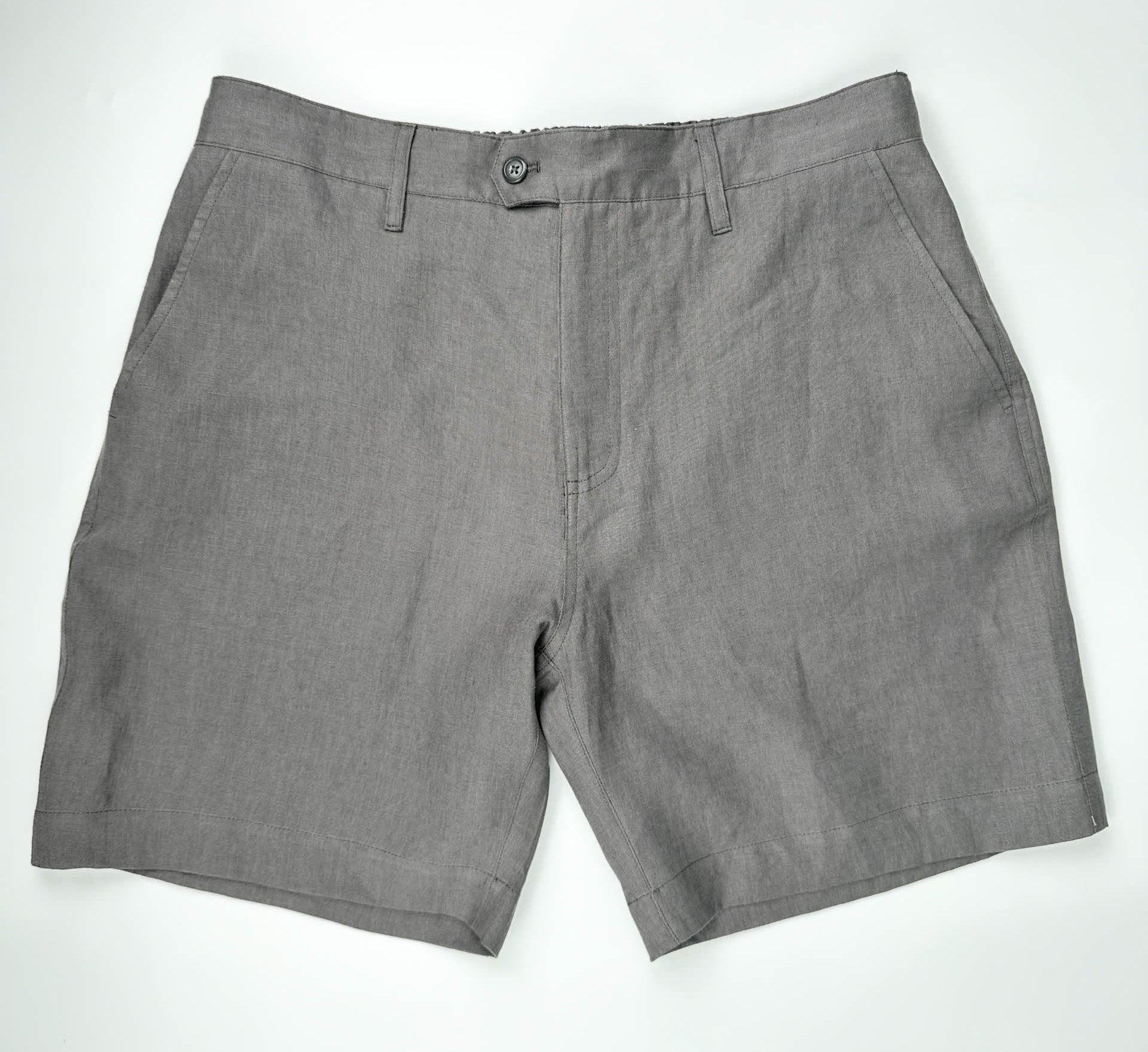 Choco - 100% Linen Riviera Shorts
