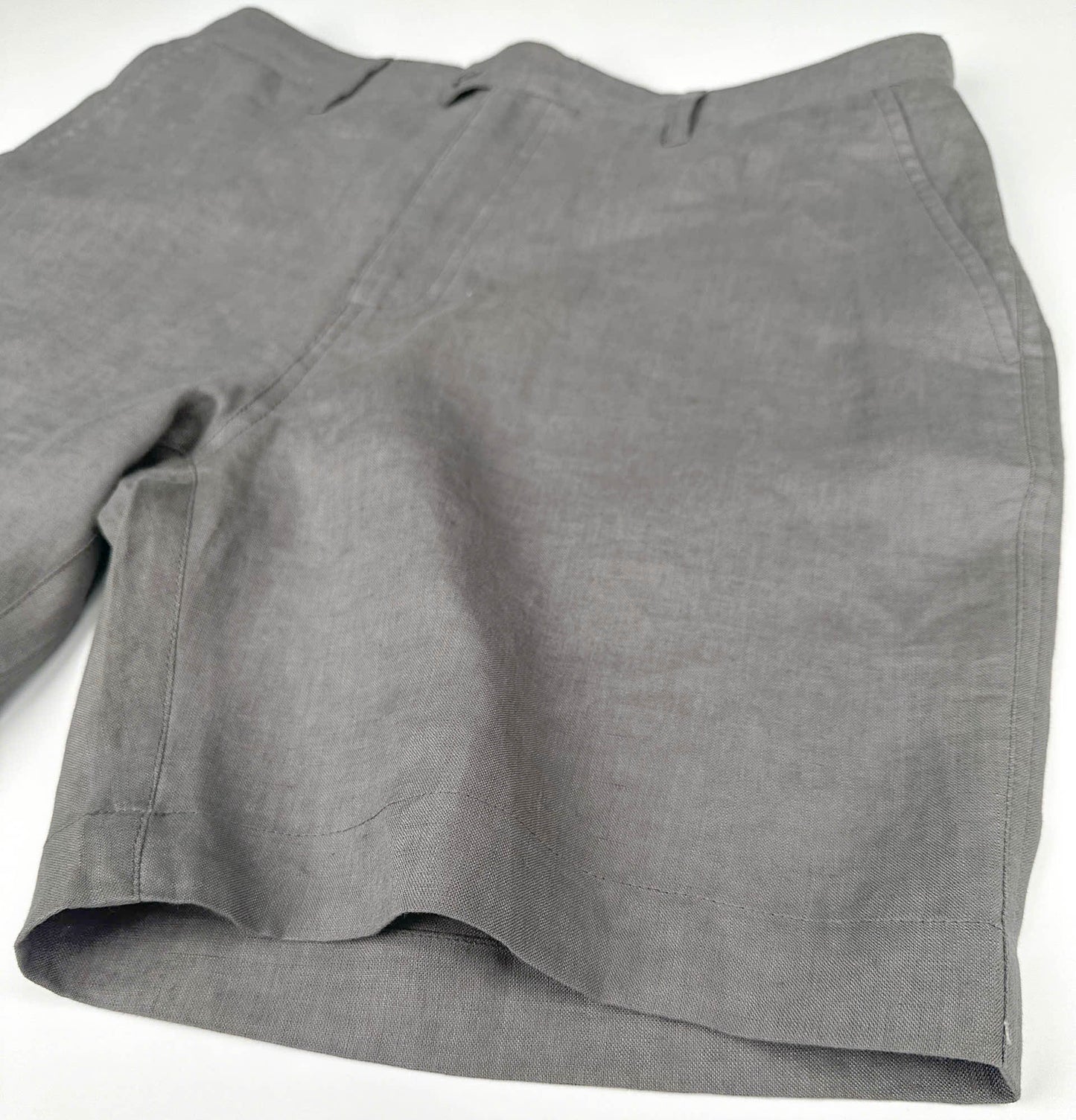 100% Linen Riviera Short - Choco