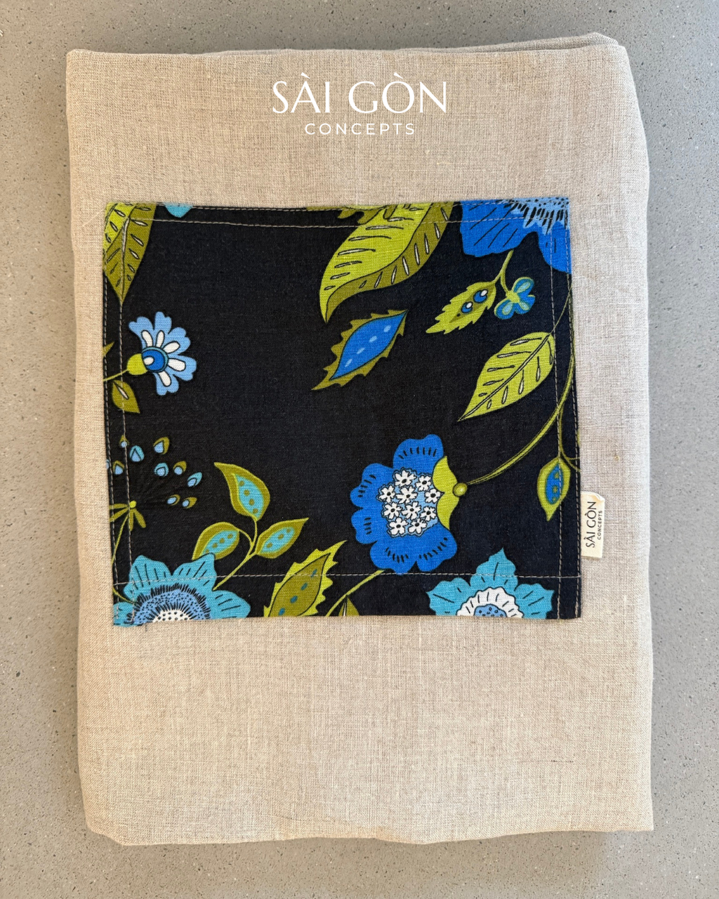 Garden of Eden - Natural Linen Beach Tote Bag