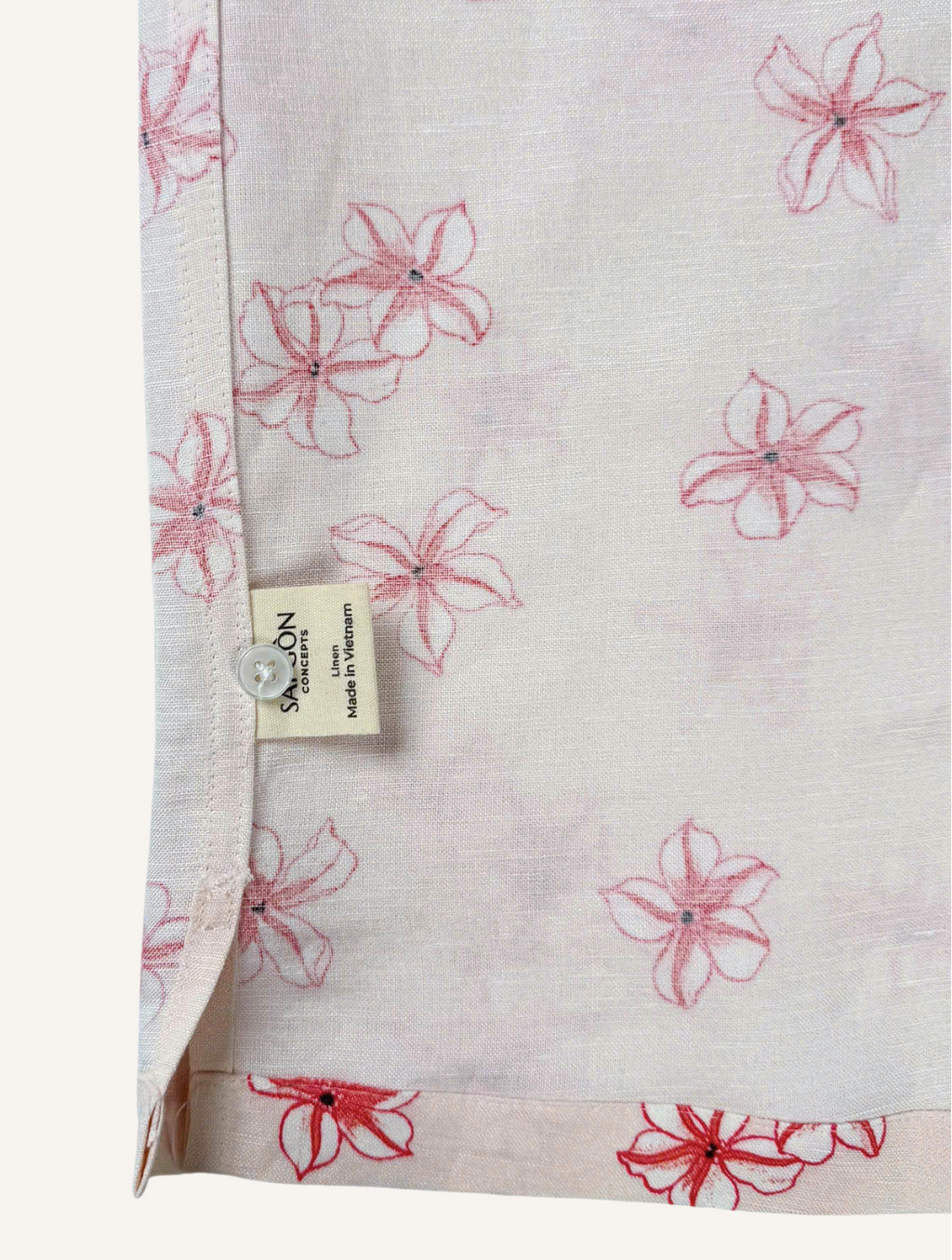 Bauhinia Rise - Linen/Viscose Hawaiian Shirt