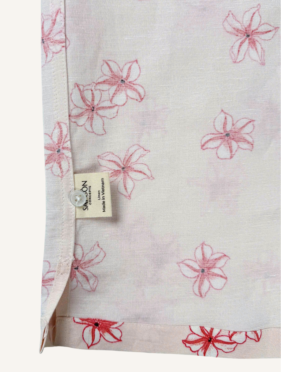 Bauhinia Rise - Linen/Viscose Hawaiian Shirt