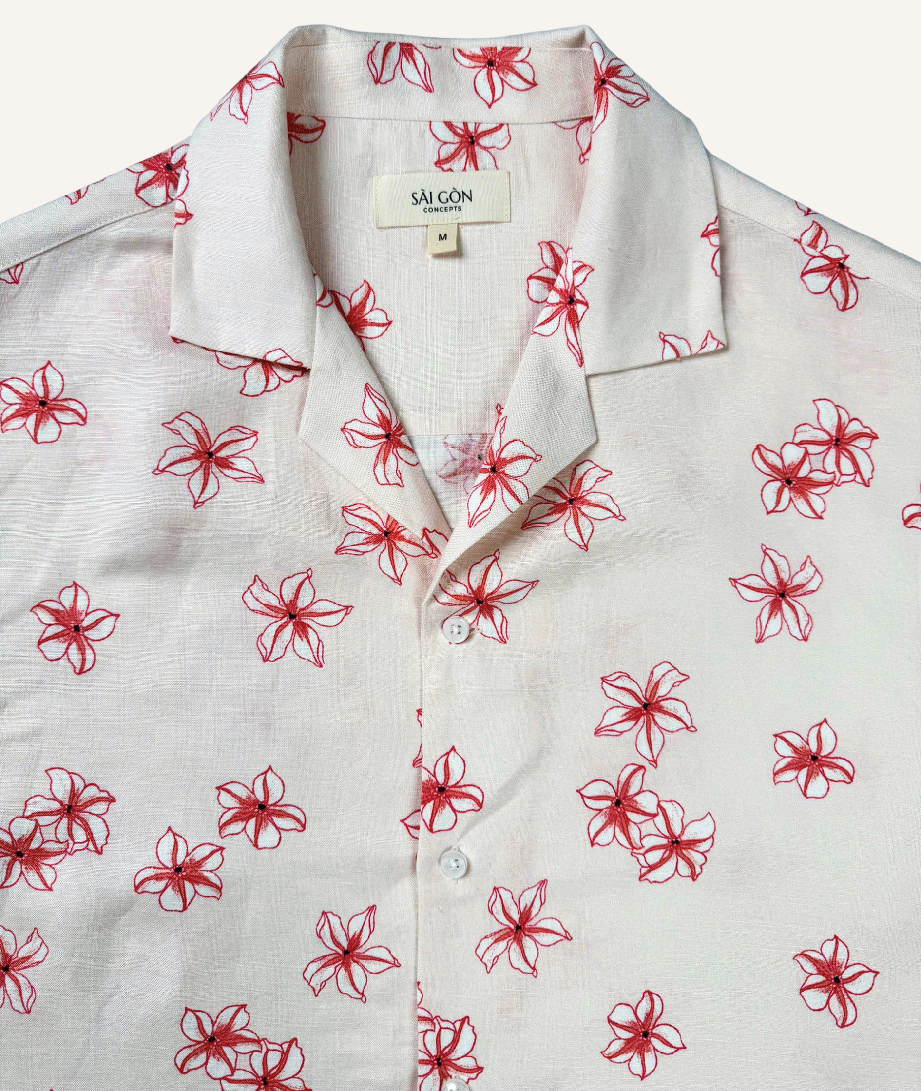 Bauhinia Rise - Linen/Viscose Hawaiian Shirt