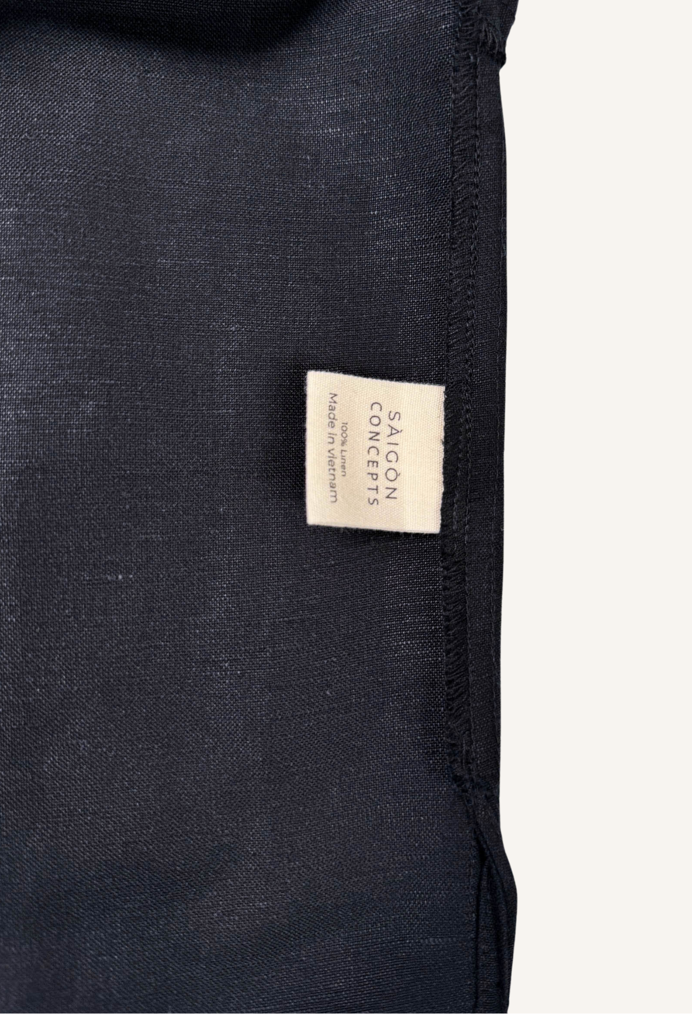 Black - 100% Linen Maxi Shirt Dress