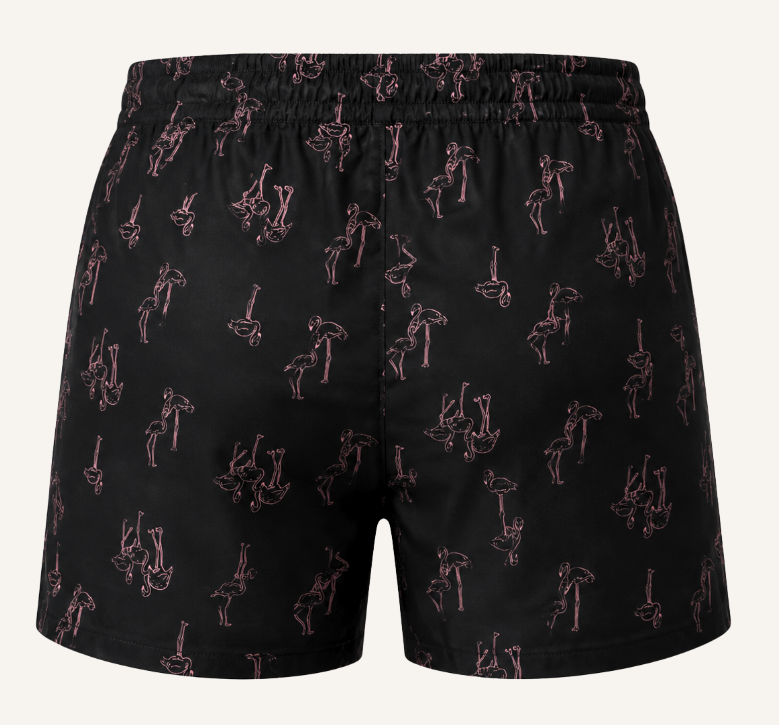Lounge Shorts-Flamingo Nights