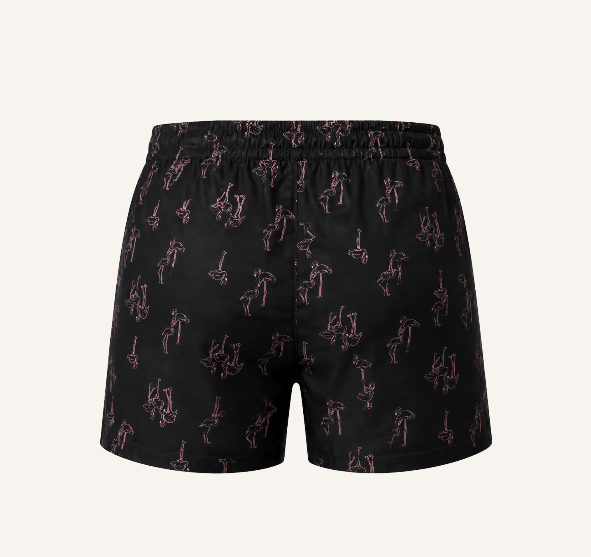 Lounge Shorts-Flamingo Nights