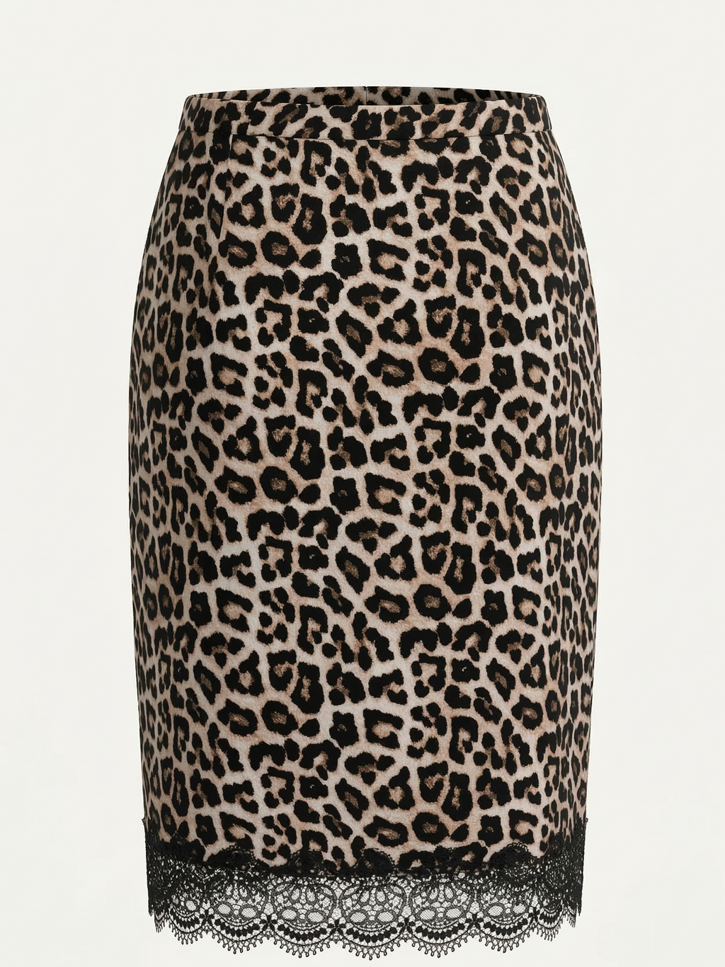 Urban Safari - Linen/Cotton - Knee Length Slip Skirt