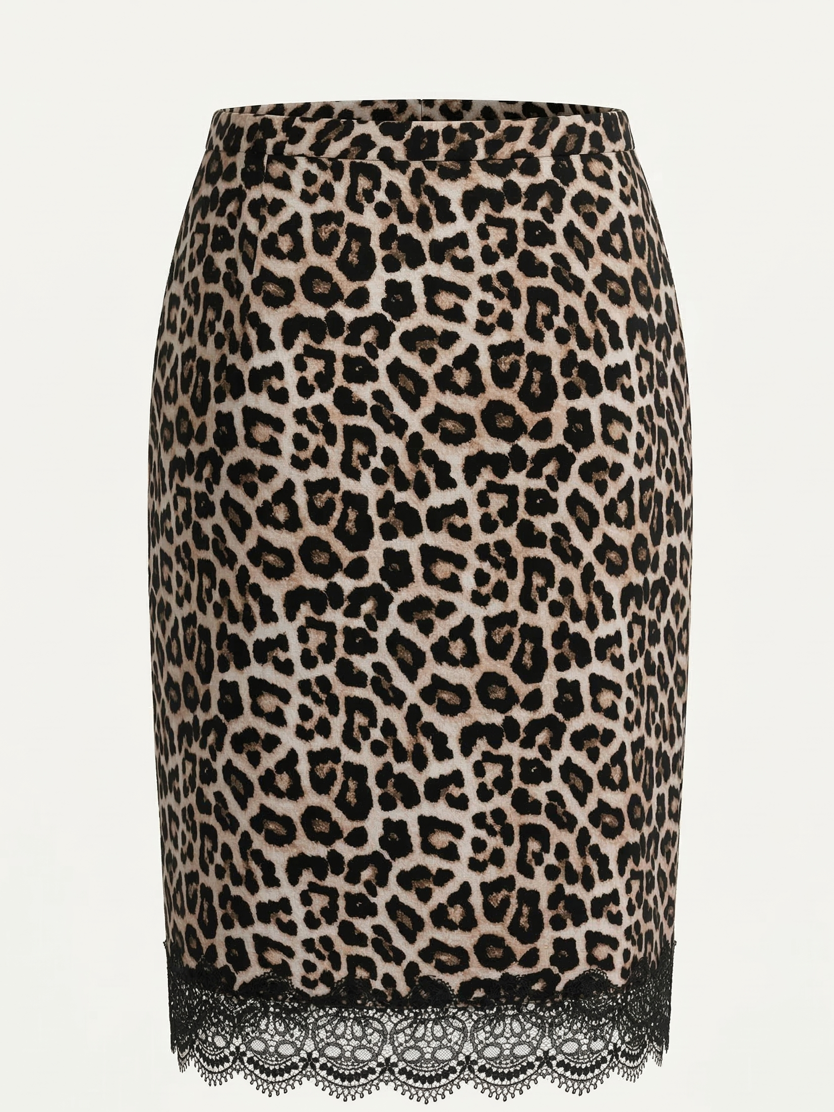 Urban Safari - Linen/Cotton - Knee Length Slip Skirt