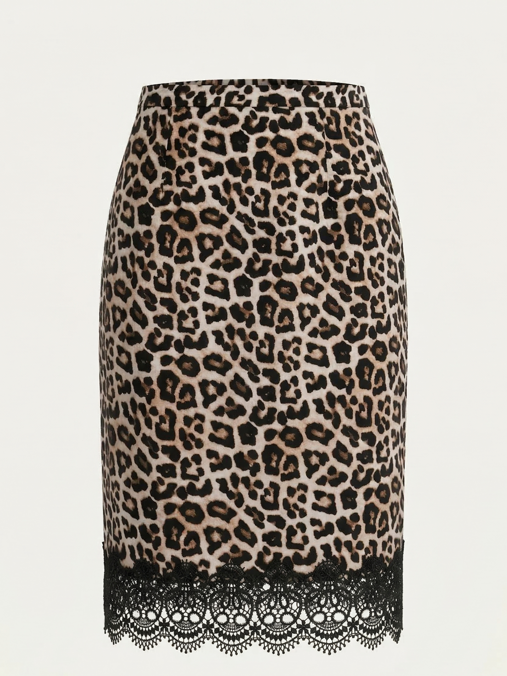 Urban Safari - Linen/Cotton - Knee Length Slip Skirt