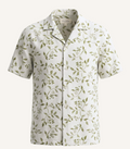 Olive Flow - 100% Linen Hawaii Shirt