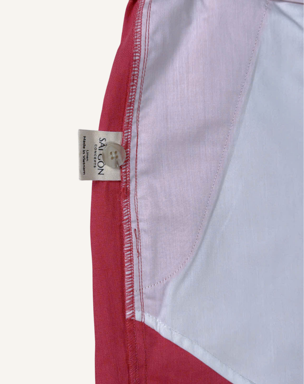 Pomelo Pink - 100% Linen Riviera Shorts