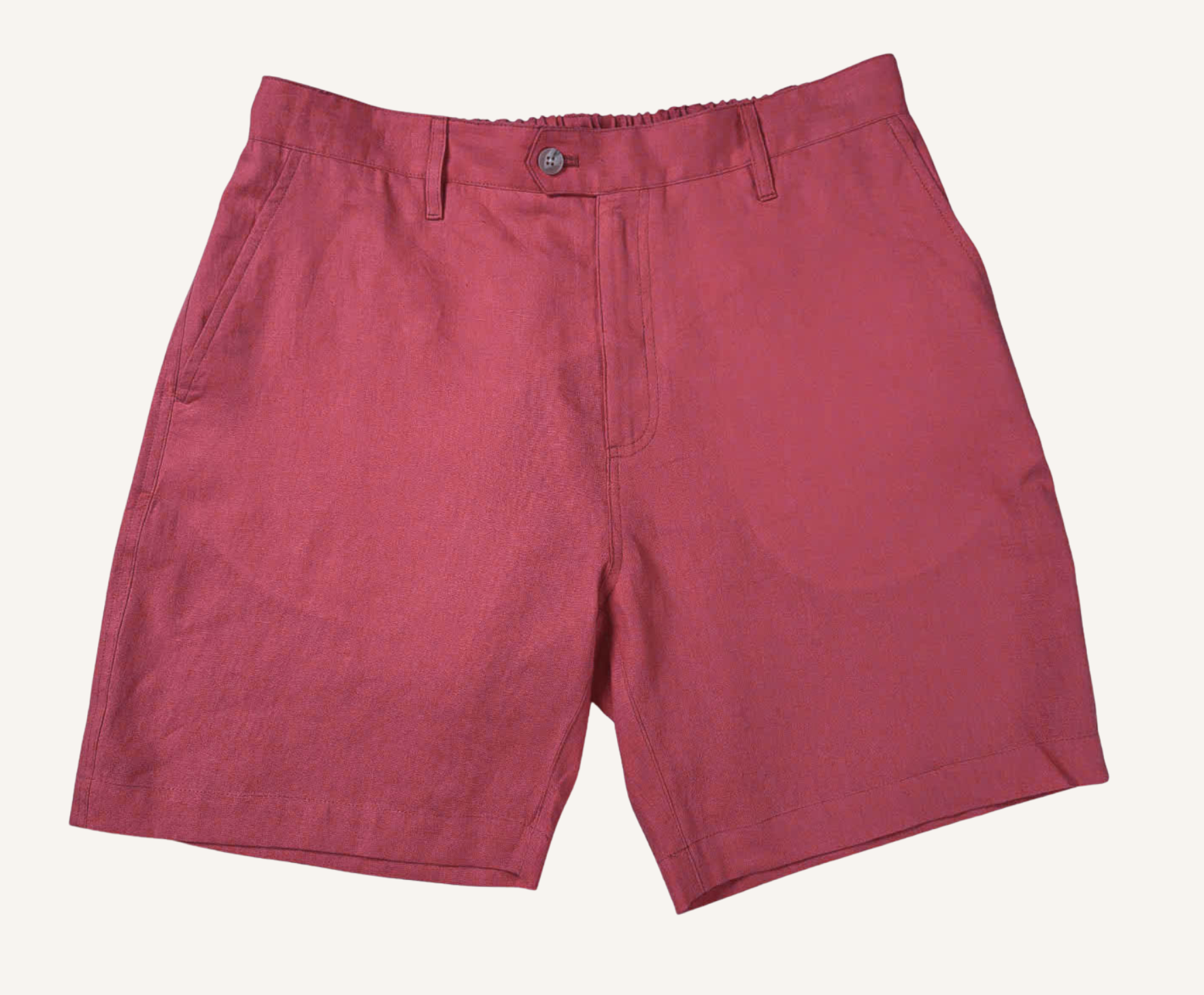 Pomelo Pink - 100% Linen Riviera Shorts