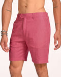 Pomelo Pink - 100% Linen Riviera Shorts