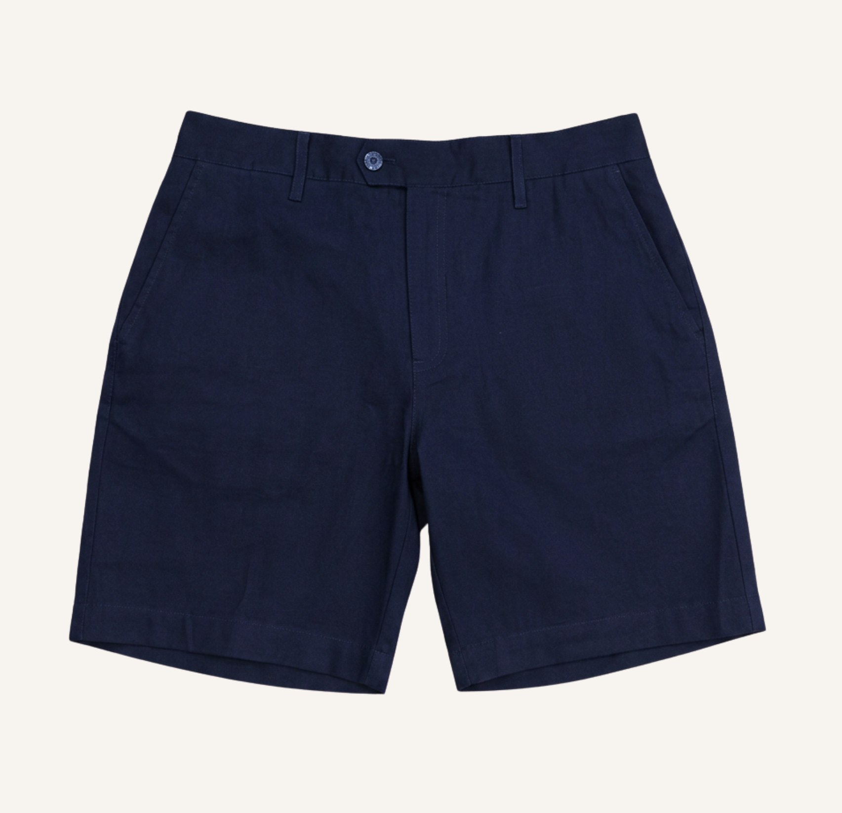 Navy - 100% Linen Riviera Shorts