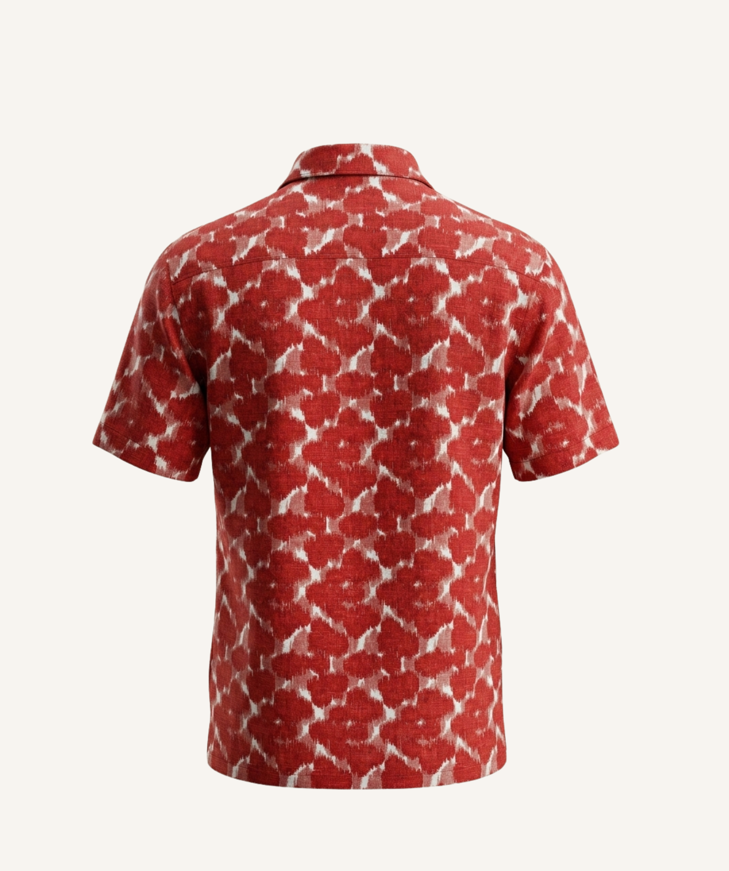 Saigon Rouge - Linen Hawaiian Shirt